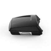 HR3 Black Denim 5.5" Razor Style Touring Trunk Luggage For 14-24 Harley Touring